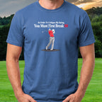 Break 80 First Tee worn on the golf course, Royal