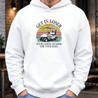 Get In Loser Hoodie worn, White