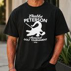 Chubbs Peterson Golf Tournament Premium Tee worn, Black