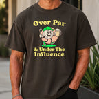 Over And Under It Premium Tee worn, Pepper