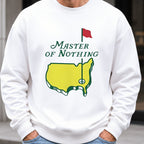 Master Of Nothing Sweatshirt worn, White