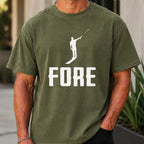 FORE! Premium Tee worn, Moss