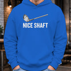 Nice Shaft Hoodie worn, Royal