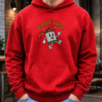 Birdie Juice Flask Hoodie worn, Red