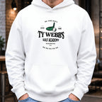 Ty Webb Golf Academy Hoodie worn, White