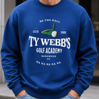 Ty Webb Golf Academy Sweatshirt worn, Royal