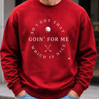 I Got That Going For Me Sweatshirt worn, Red