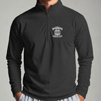 Bushwood 1980 Quarter Zip worn, Black