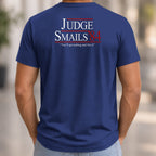 Judge Smails '84 Back Print Tee worn, Navy