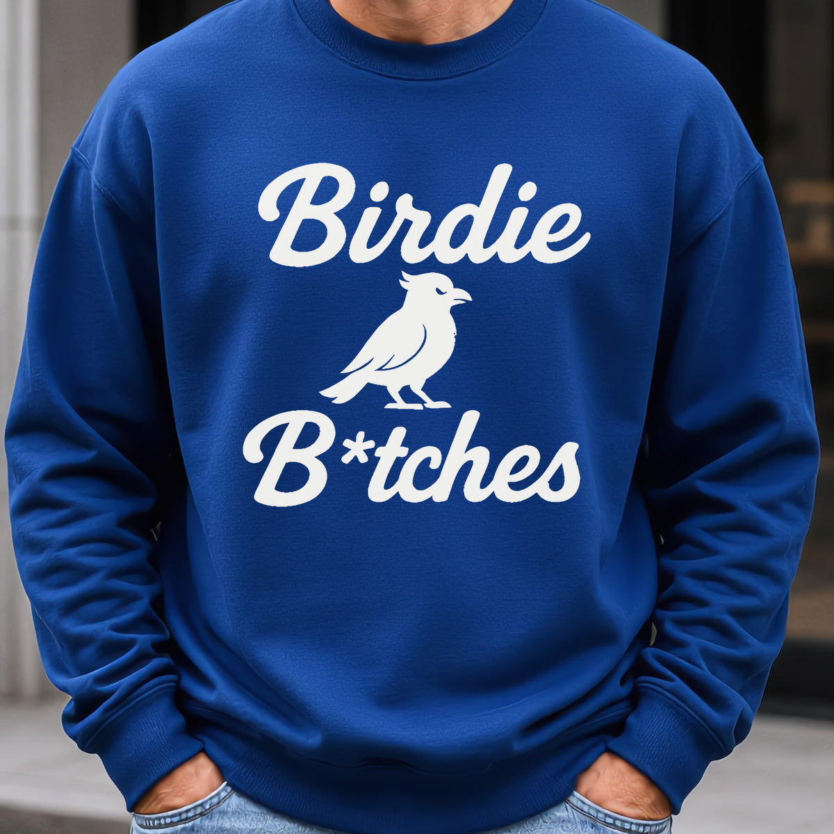 Birdie B*itches Sweatshirt worn, Royal