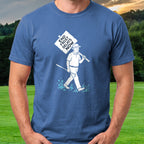 End Frost Delays Tee worn on the golf course, Royal