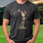 Snap Hook Tee worn on the golf course, Black