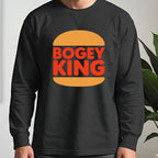 Bogey King Long Sleeve Tee worn, Black