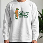 Glizzy Golf Club Long Sleeve Tee worn, White
