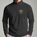 Bogey Bros Quarter Zip worn, Black