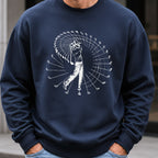 Pure Swing Sweatshirt worn, Navy