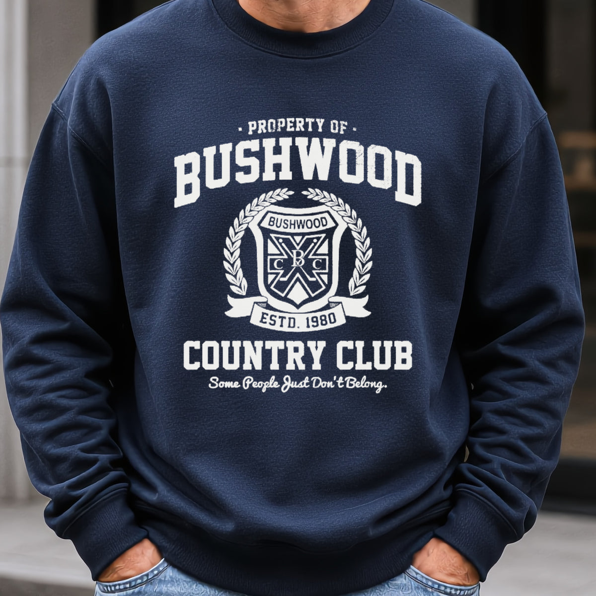 Bushwood 1980 Sweatshirt worn, Navy