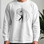 Pure Swing Long Sleeve Tee worn, White