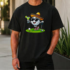 Cinco De Mayo Ball Premium Tee worn, Black