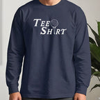 Tee Shirt Long Sleeve Tee worn, Navy