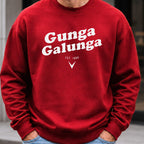 Gunga Galunga 1980 Sweatshirt worn, Red