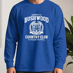 Bushwood 1980 Long Sleeve Tee worn, Royal