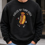 Turn Dog Fuel Sweatshirt worn, Black