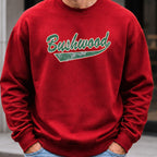 Bushwood Jersey Sweatshirt worn, Red