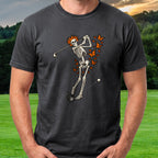 Butterfly Skeleton Swing Tee worn on the golf course, Black