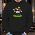 Cinco De Mayo Ball Hoodie worn, Black