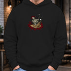 Dust To Dust Hoodie worn, Black