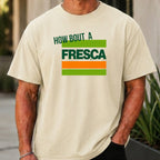 How About A Fresca Premium Tee worn, Ivory