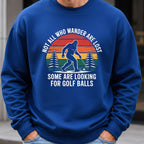 Wandering Sasquatch Sweatshirt worn, Royal