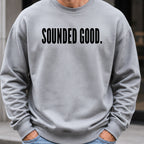 SOUNDED GOOD Sweatshirt worn, Sport Grey