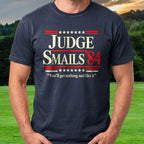 Judge Smails '84 Americana Tee worn on the golf course, Navy