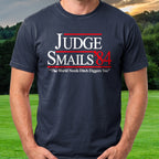 Judge Smails Ditch Diggers Tee worn on the golf course, Navy