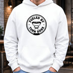 Fueled By Turn Dogs Hoodie worn, White