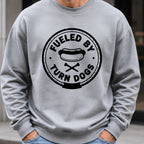 Fueled By Turn Dogs Sweatshirt worn, Sport Grey