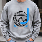 Scuba Ball Sweatshirt worn, Sport Grey