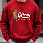 Glizzy Golf Club Sweatshirt worn, Red