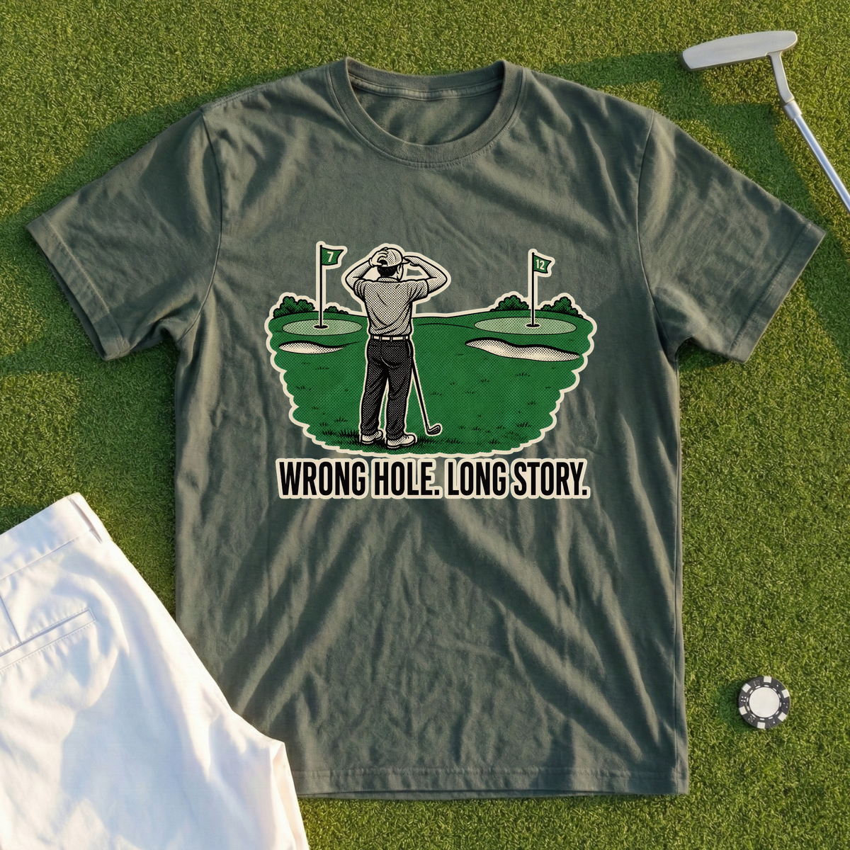 Wrong Hole. Long Story. Tee