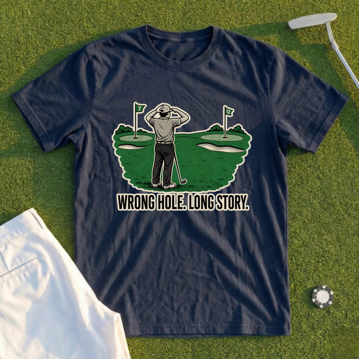 Wrong Hole. Long Story. Tee