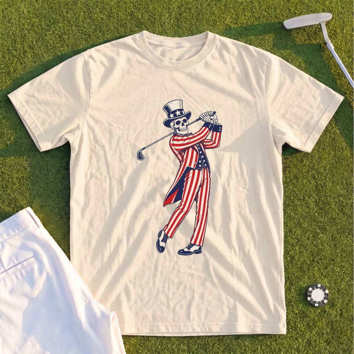 Yankee Doodle Swing Premium Tee