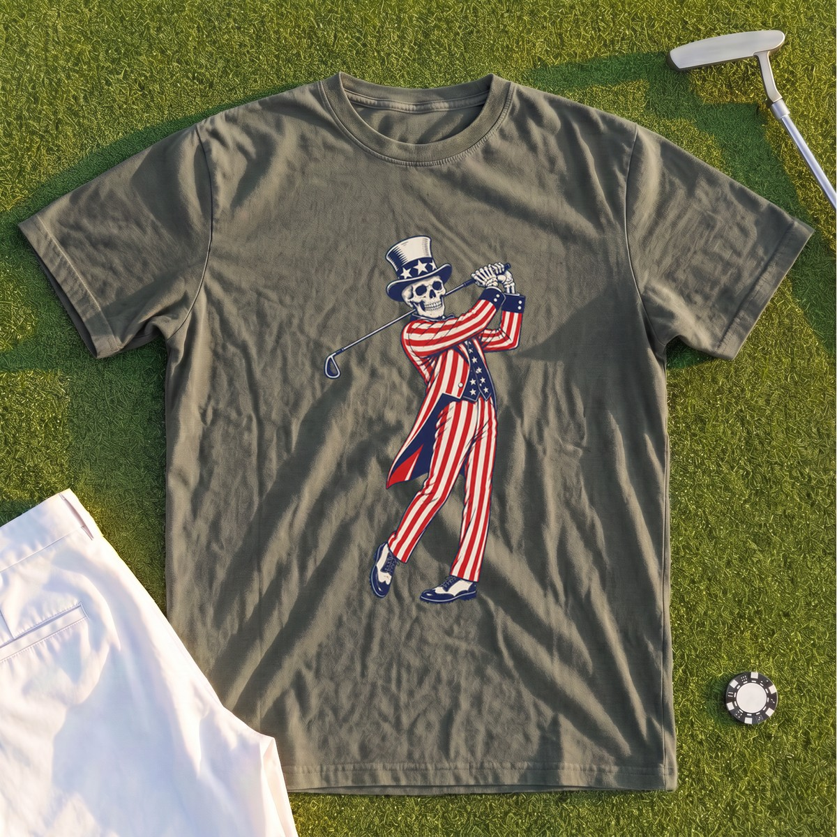 Yankee Doodle Swing Premium Tee