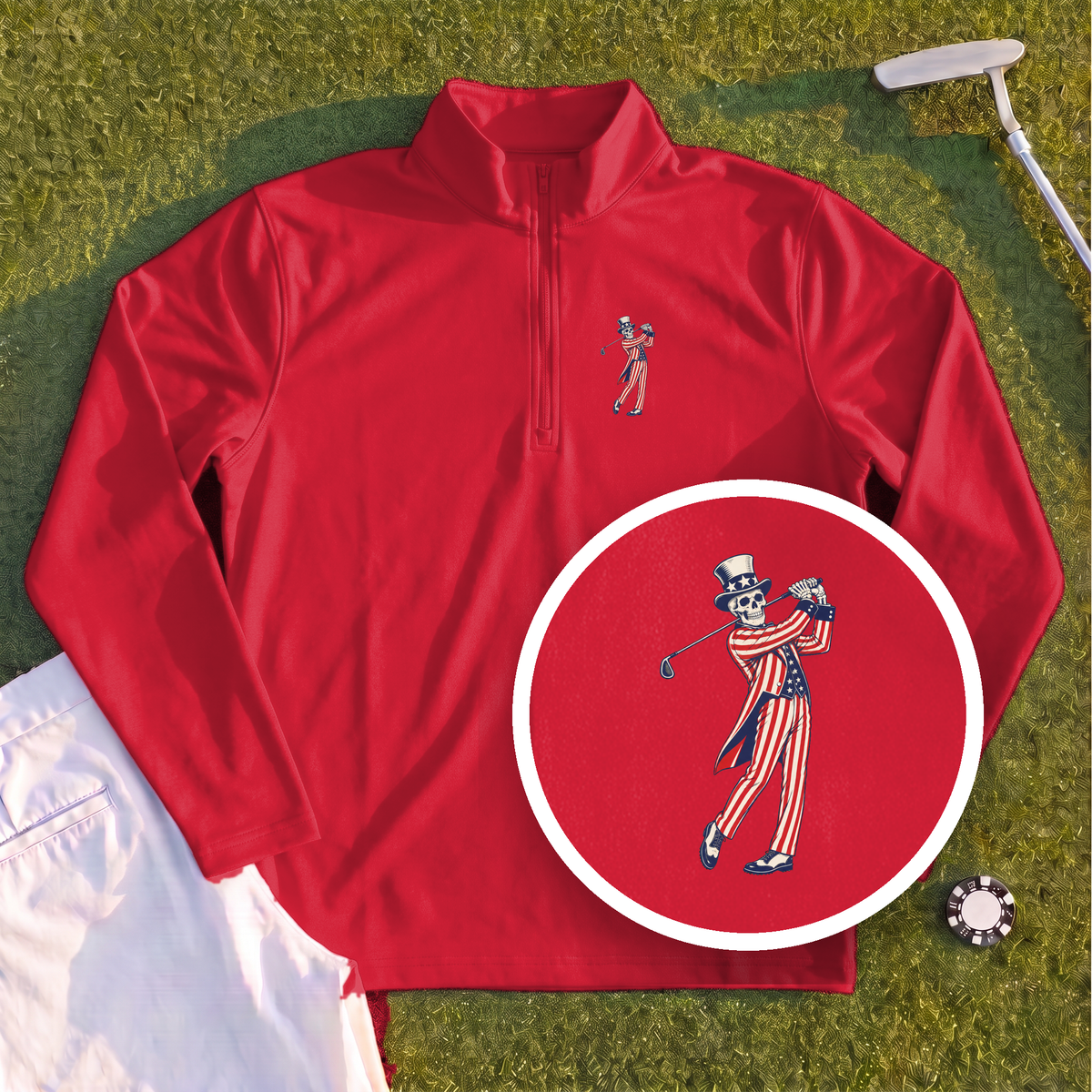 Yankee Doodle Swing Quarter Zip