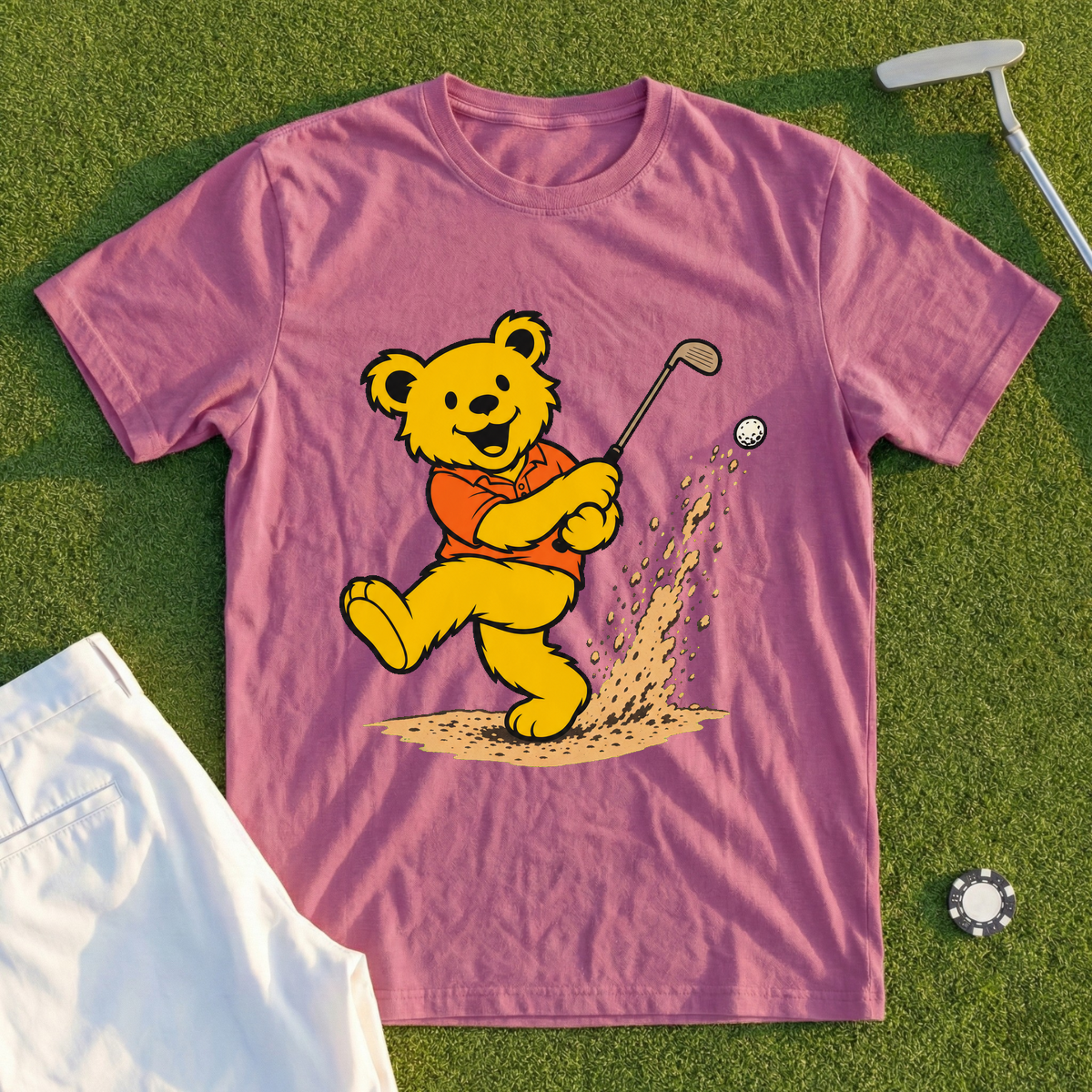 Yellow Bear Bunker Escape Tee