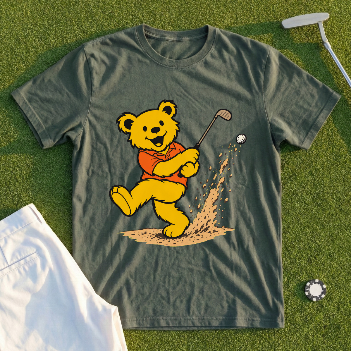 Yellow Bear Bunker Escape Tee