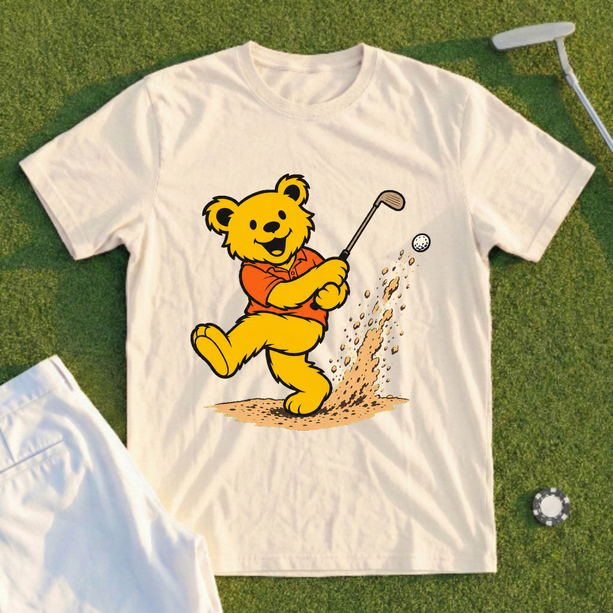 Yellow Bear Bunker Escape Tee