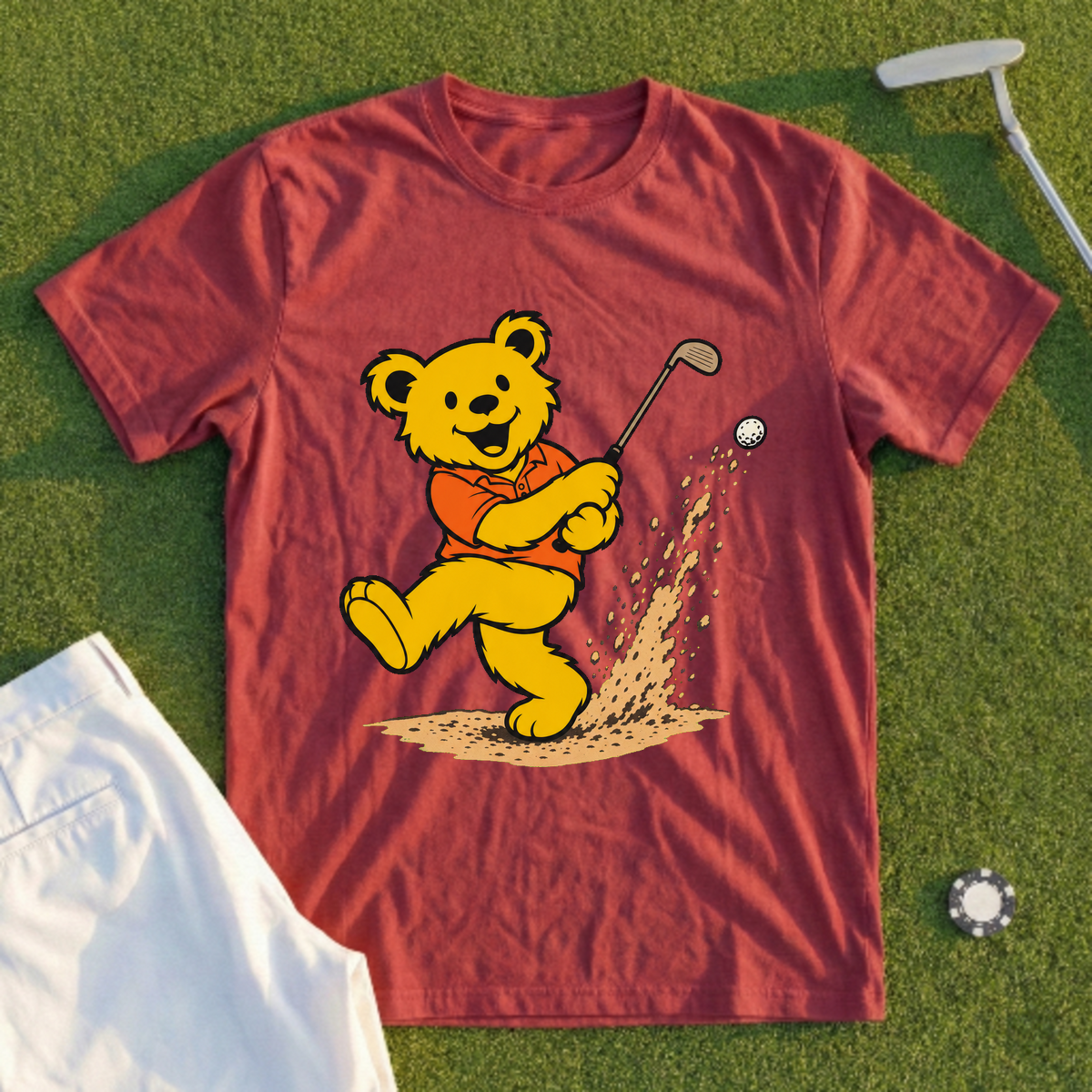 Yellow Bear Bunker Escape Tee