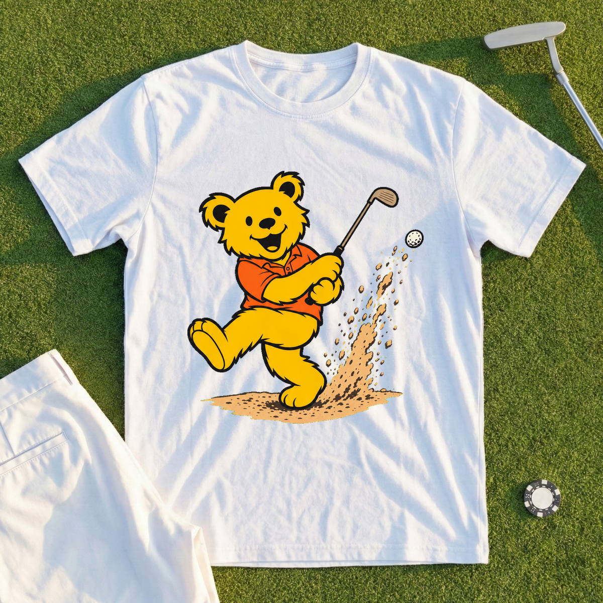 Yellow Bear Bunker Escape Tee